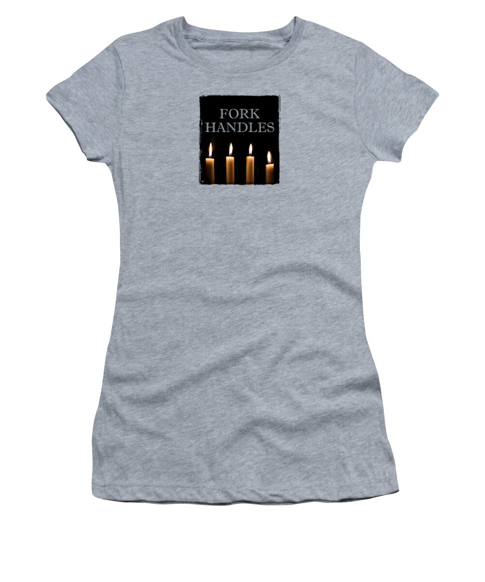 Four Women's T-Shirt featuring the photograph Four Candles by Mal Bray