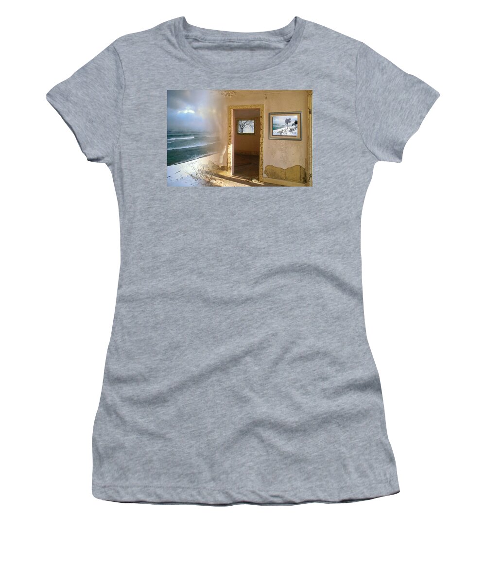 Canada Women's T-Shirt featuring the photograph Framed  by Doug Gibbons