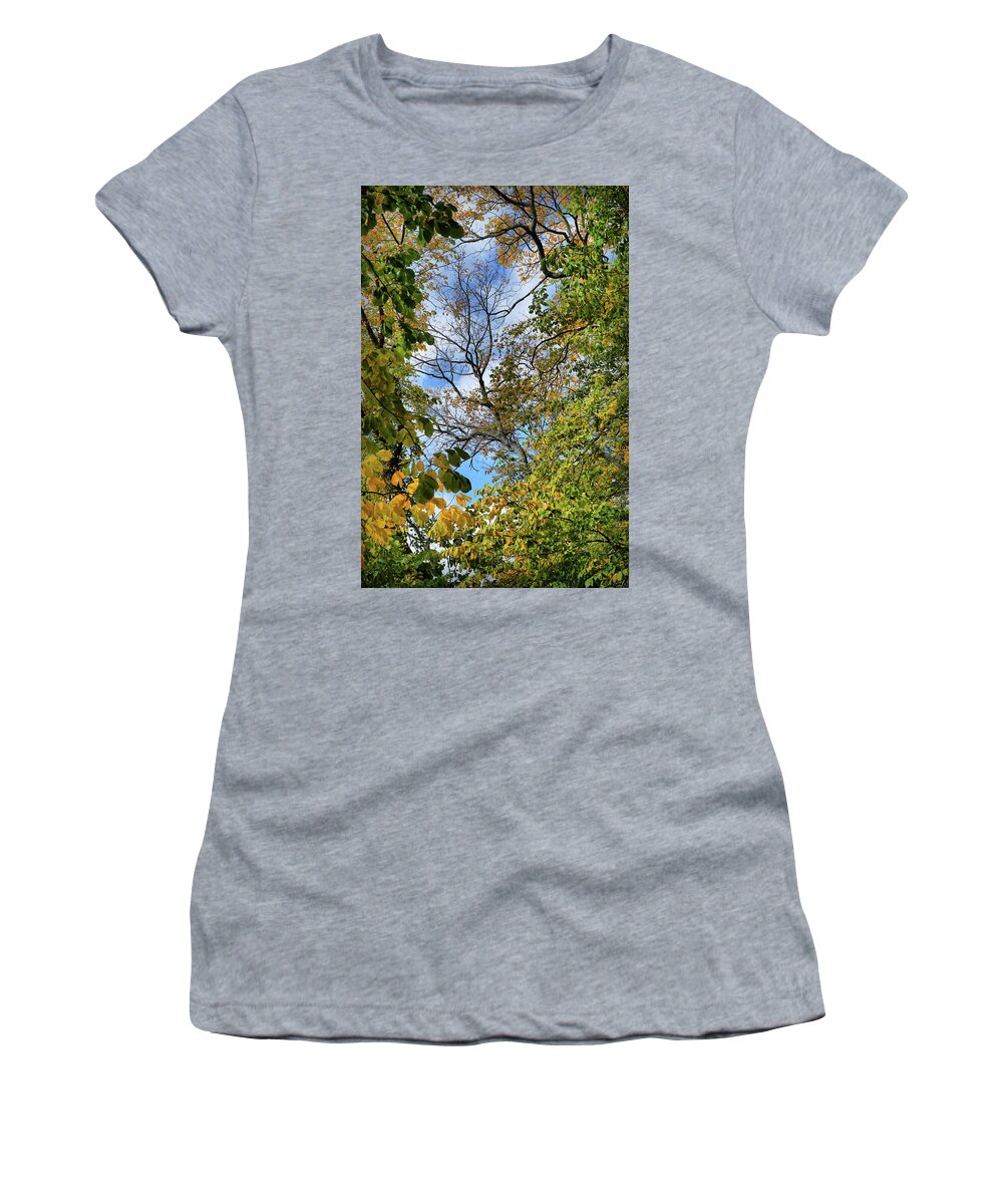 Nature Women's T-Shirt featuring the photograph Framed by nature by Lilia S