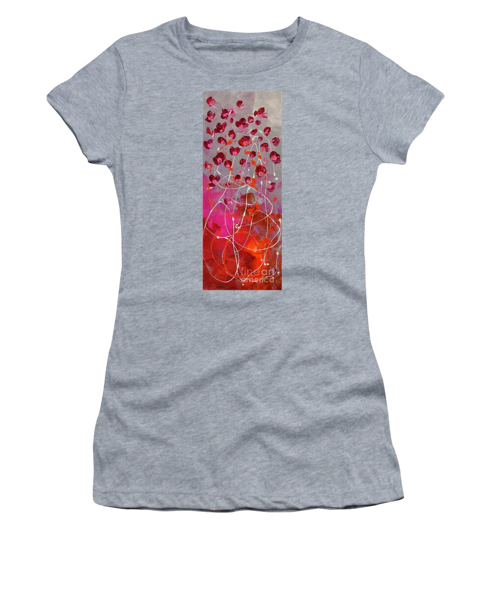 40 Inch Women's T-Shirt featuring the painting Fresh by Preethi Mathialagan