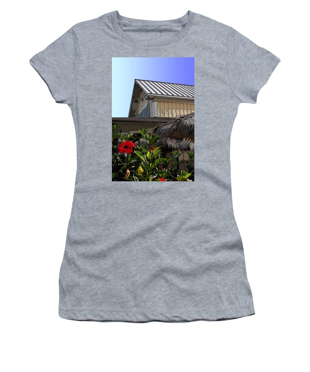 Architecture Women's T-Shirt featuring the photograph Garden by James Rentz