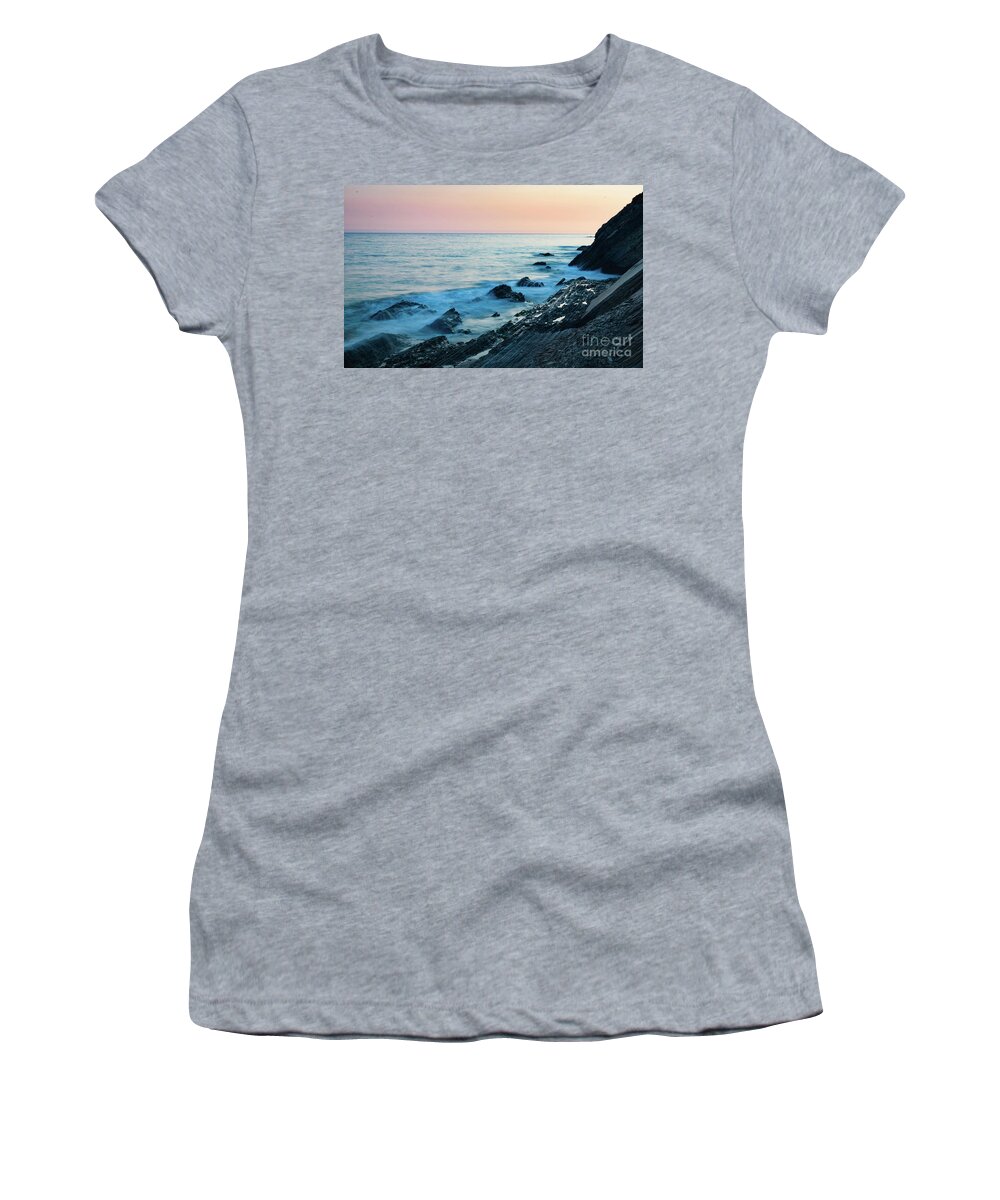 Gaviota Women's T-Shirt featuring the photograph Gaviota Sunset by Jeff Hubbard