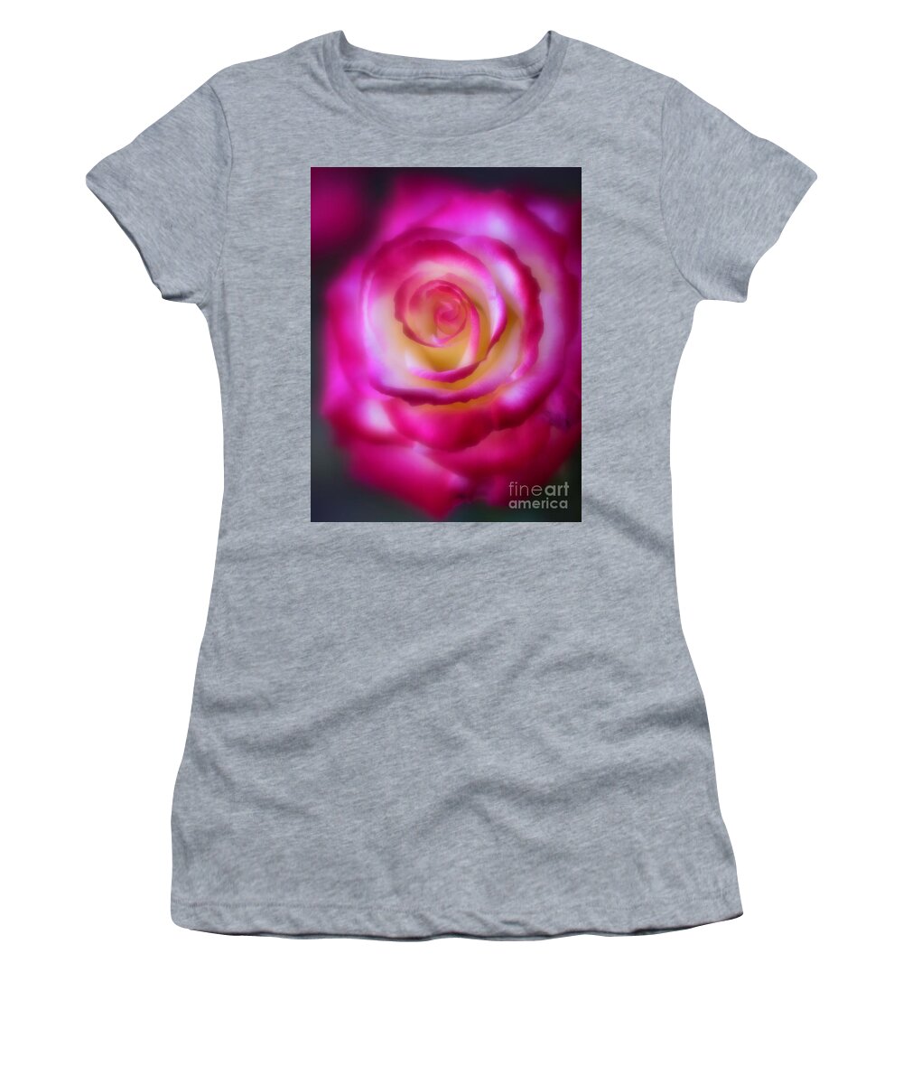 Anniversary Women's T-Shirt featuring the photograph Gentle Curves Vertical by Teresa Wilson