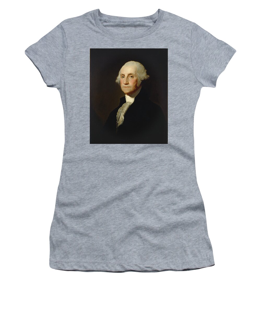 Gilbert Stuart Women's T-Shirt featuring the painting George Washington 2 by Gilbert Stuart