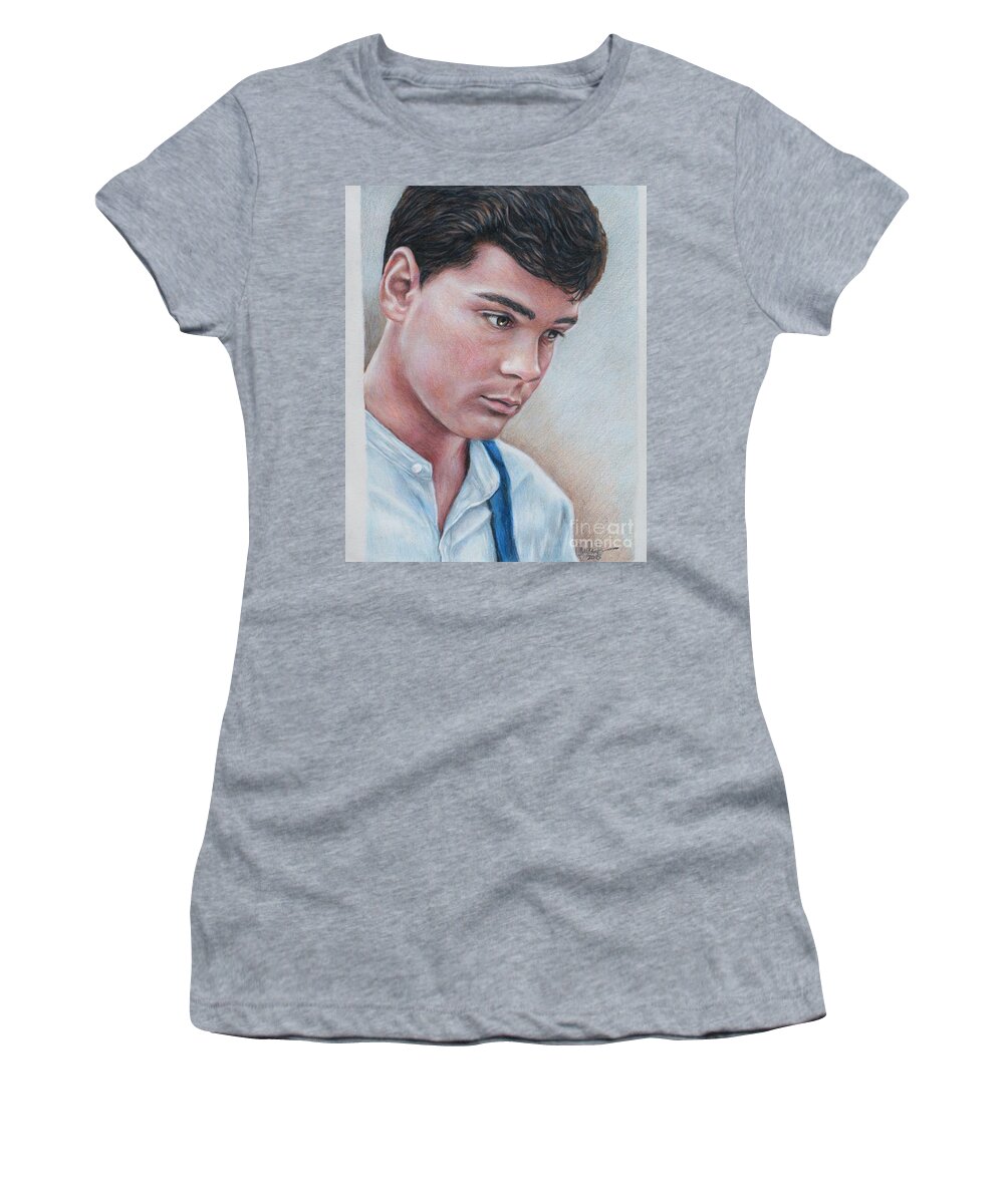 Anne Of Green Gables Women's T-Shirt featuring the drawing Gilbert Blythe / Jonathan Crombie by Christine Jepsen