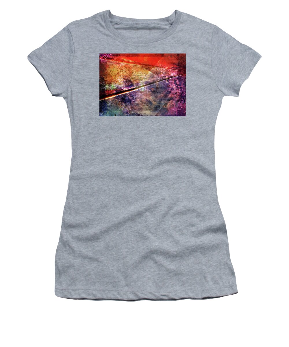 Gone Women's T-Shirt featuring the digital art Gone by Linda Carruth
