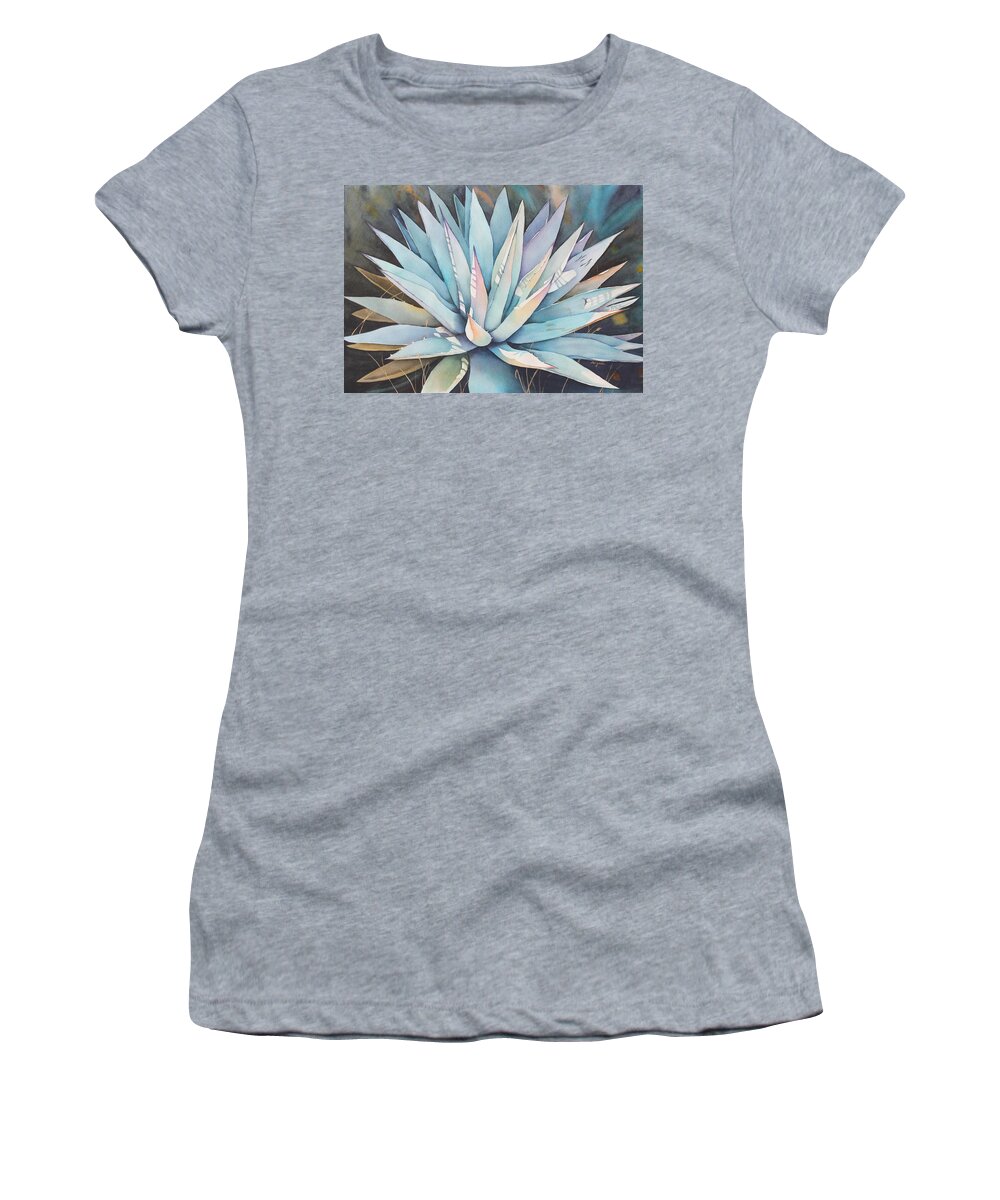 Century Plant Women's T-Shirt featuring the painting Good Morning Starshine by Kelly Miyuki Kimura