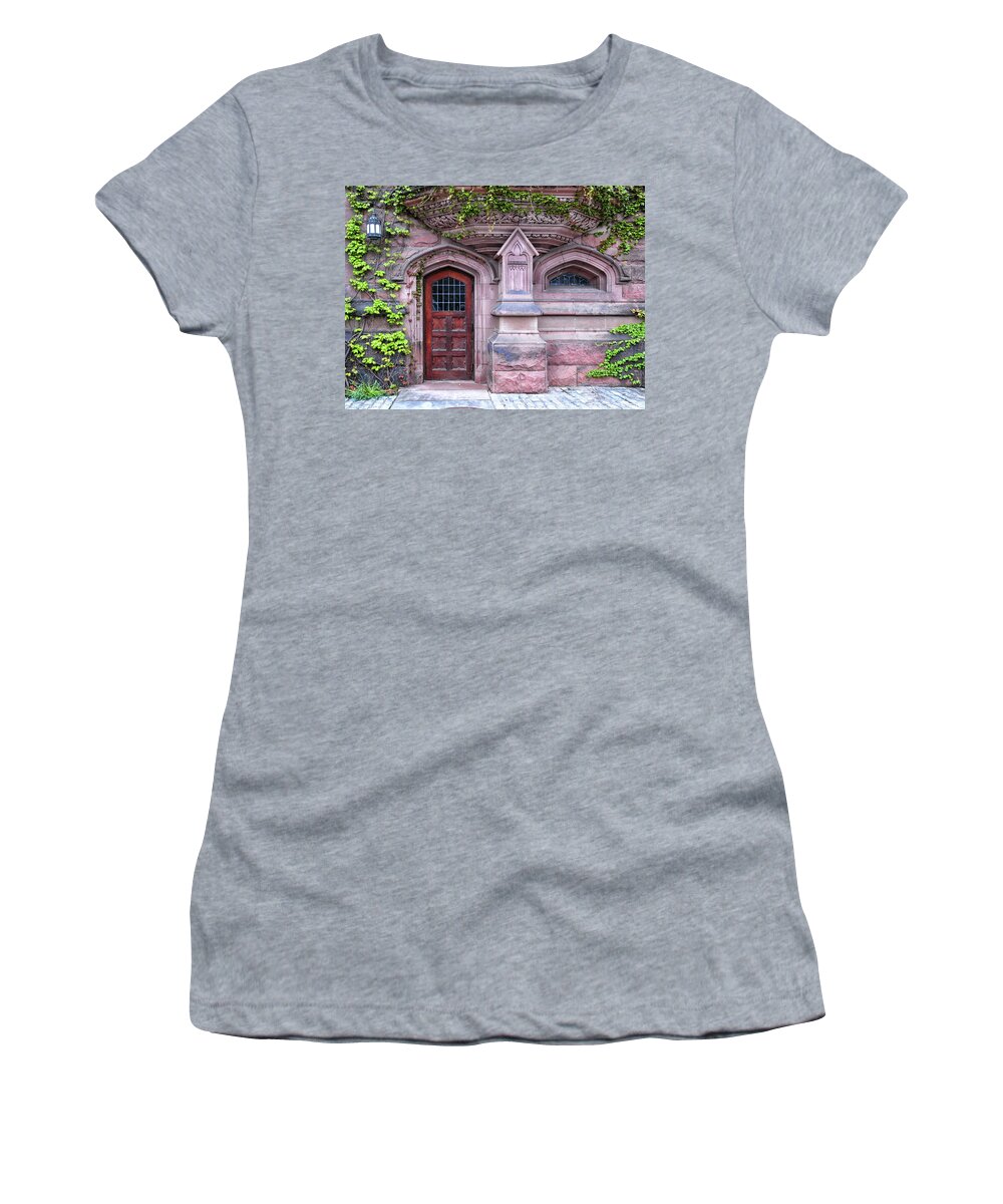 Princeton University Women's T-Shirt featuring the photograph Gothic Architecture by Dave Mills