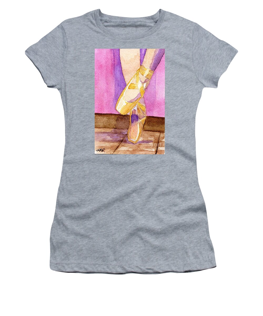Watercolor Women's T-Shirt featuring the painting Gotta Dance by Lynne Reichhart