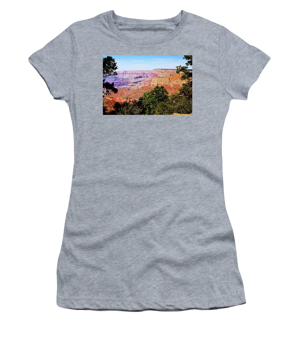 Grand Canyon National Park Women's T-Shirt featuring the photograph Grand Canyon Arizona 2 by Tatiana Travelways