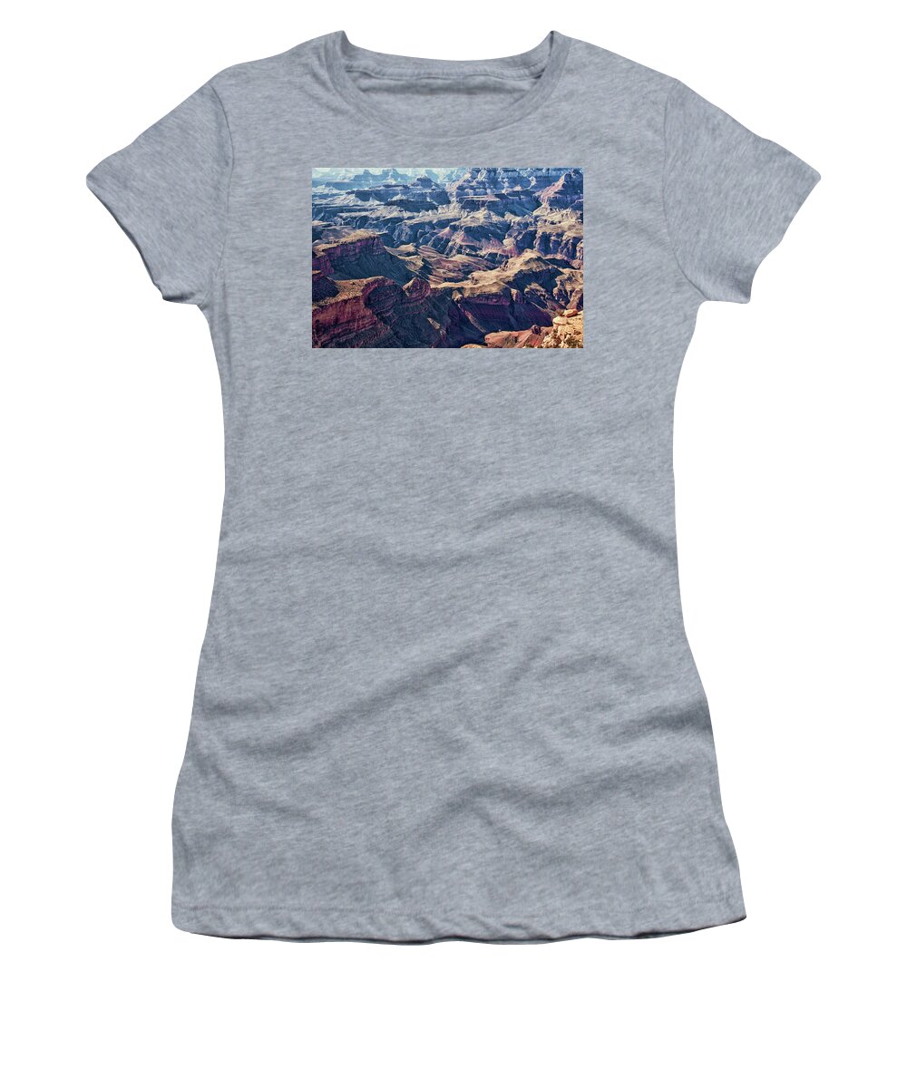 Grand Canyon National Park Women's T-Shirt featuring the photograph Grand Canyon Arizona 6 by Tatiana Travelways