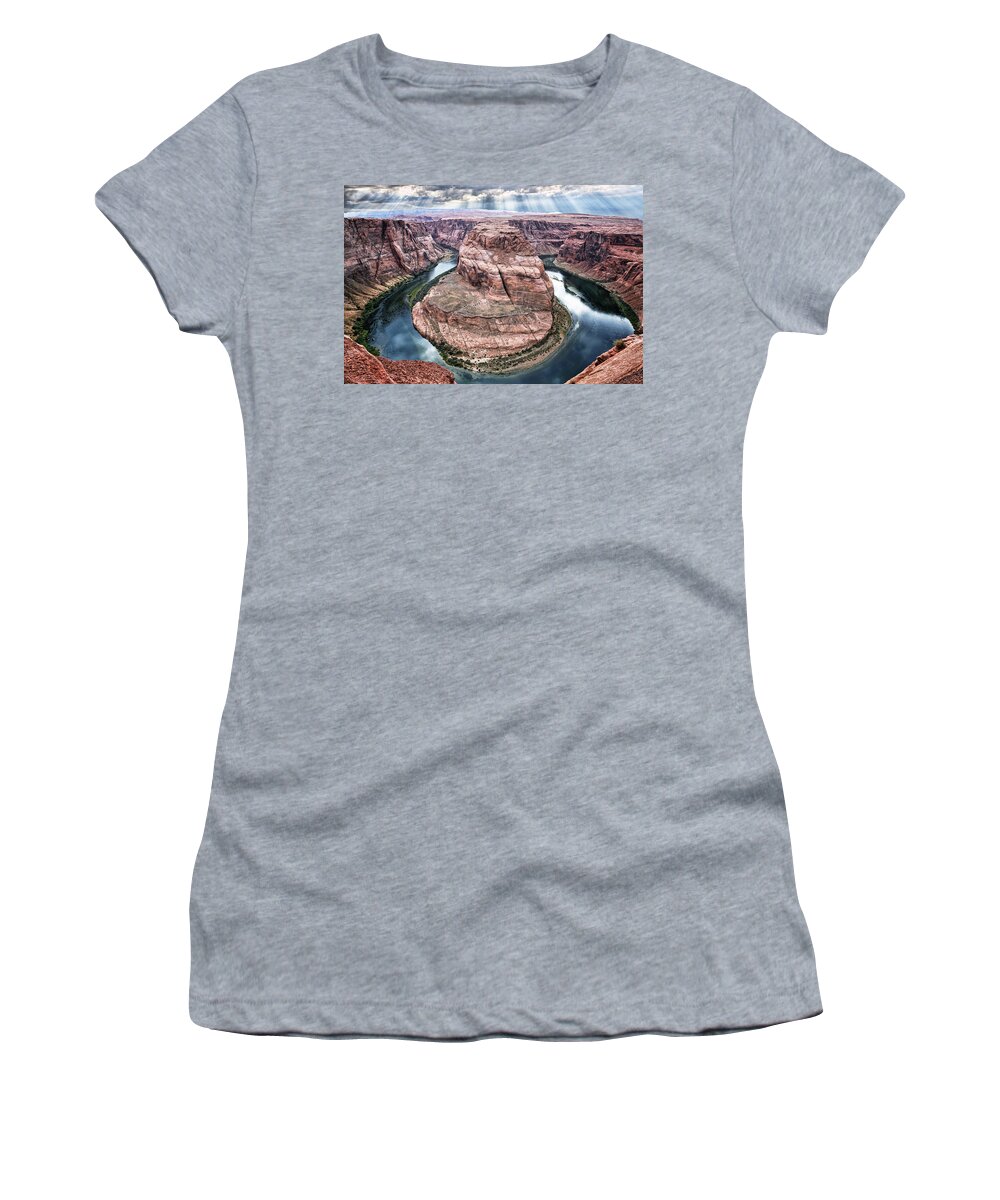 Grand Canyon Women's T-Shirt featuring the photograph Grand Canyon Horseshoe Bend by Gigi Ebert