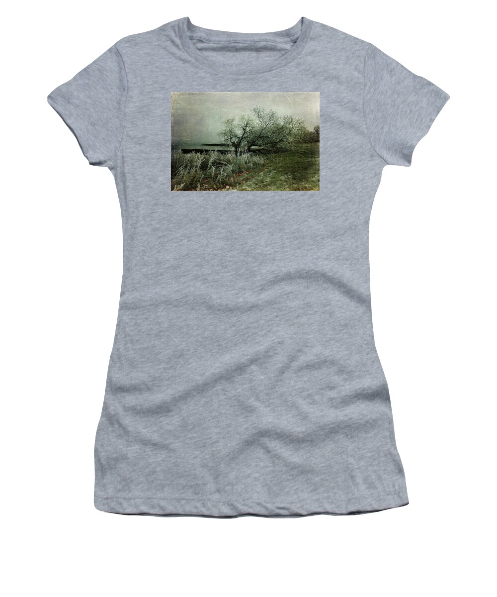 Ocean Women's T-Shirt featuring the photograph Green Winter by Randi Grace Nilsberg