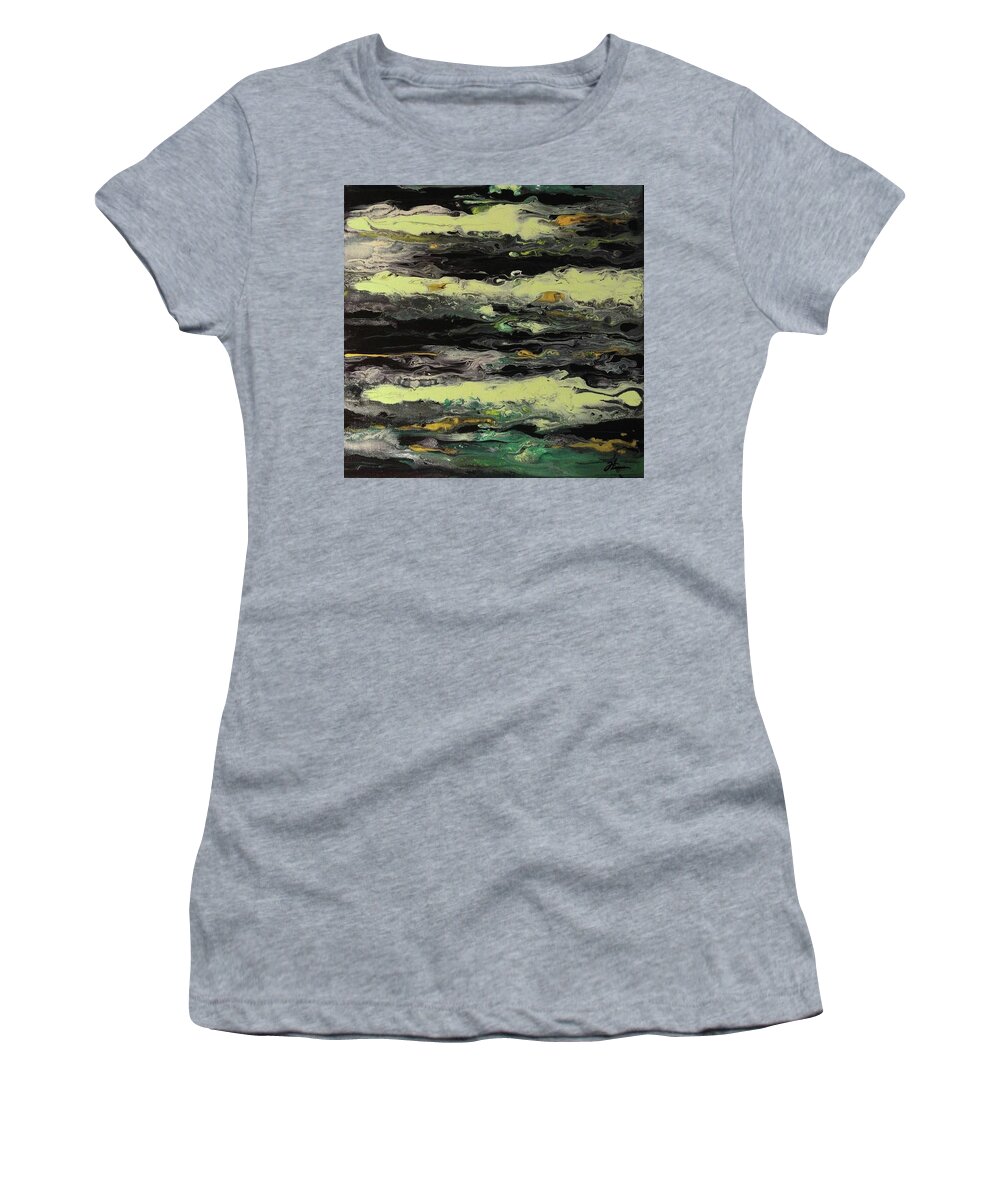 Stages Women's T-Shirt featuring the painting Grief by Todd Hoover