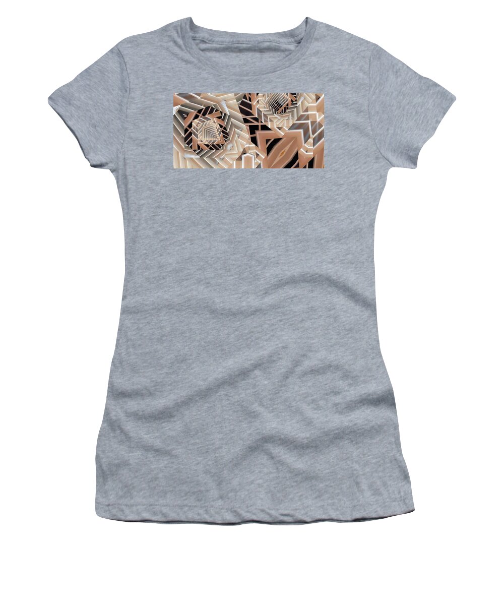 Collage Women's T-Shirt featuring the digital art Grilled by Ron Bissett