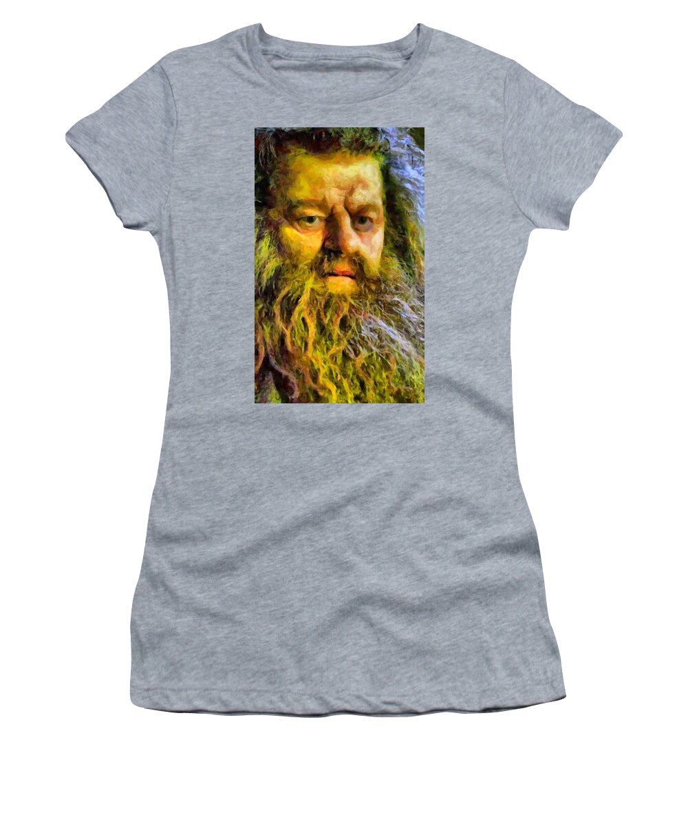 Hagrid Women's T-Shirt featuring the digital art Hagrid by Caito Junqueira