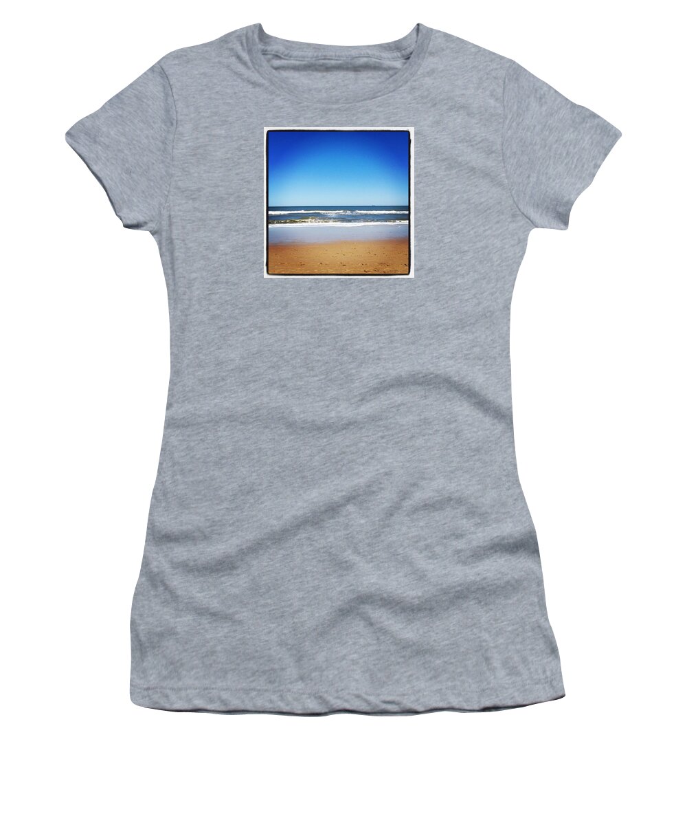  Women's T-Shirt featuring the photograph Hampton Beach 2012 by Will Felix