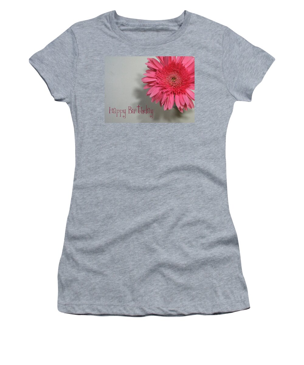 Happy Birthday Women's T-Shirt featuring the painting Happy Birthday by Marna Edwards Flavell