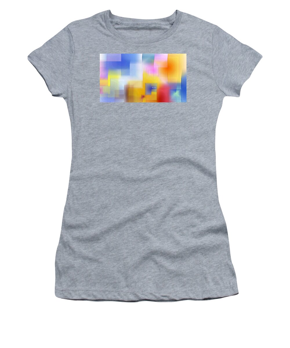 Rafael Salazar Women's T-Shirt featuring the digital art Happy Pattern by Rafael Salazar