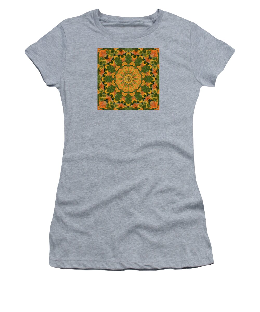 Mandalas Women's T-Shirt featuring the photograph Healing Mandala 9 by Bell And Todd