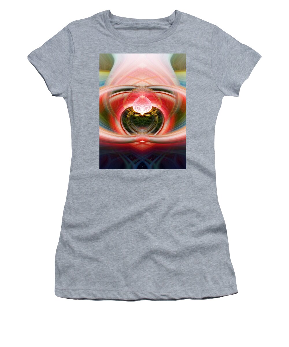 Heart Women's T-Shirt featuring the photograph Heart 2 - Yang by Dawn Eshelman