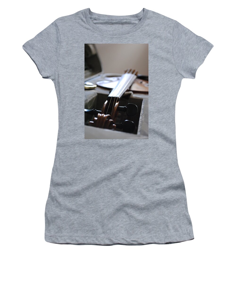  Women's T-Shirt featuring the photograph Her Baby by Michael Frank Jr