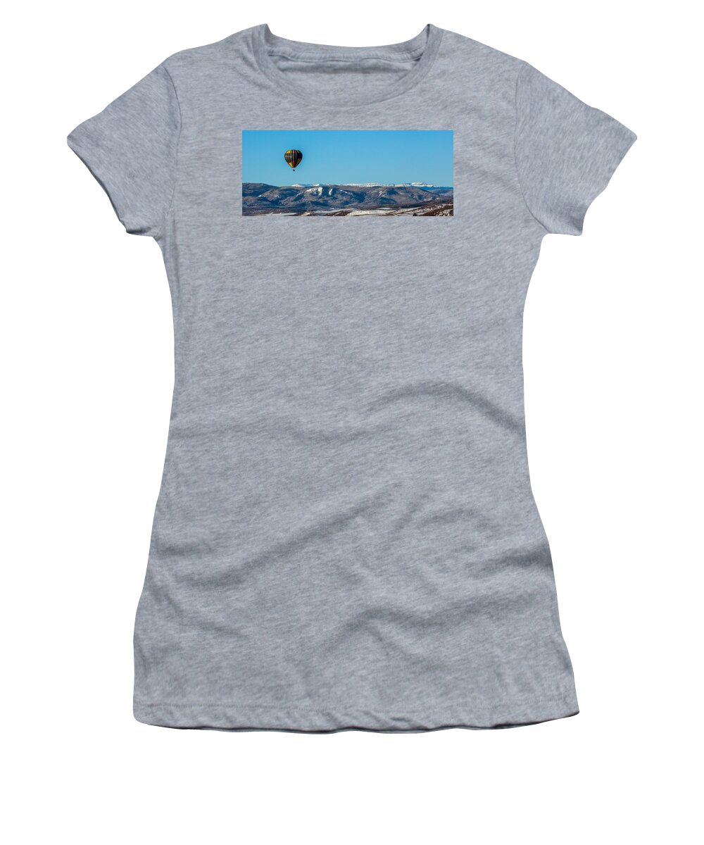 Steamboat Women's T-Shirt featuring the photograph High Above by Kevin Dietrich