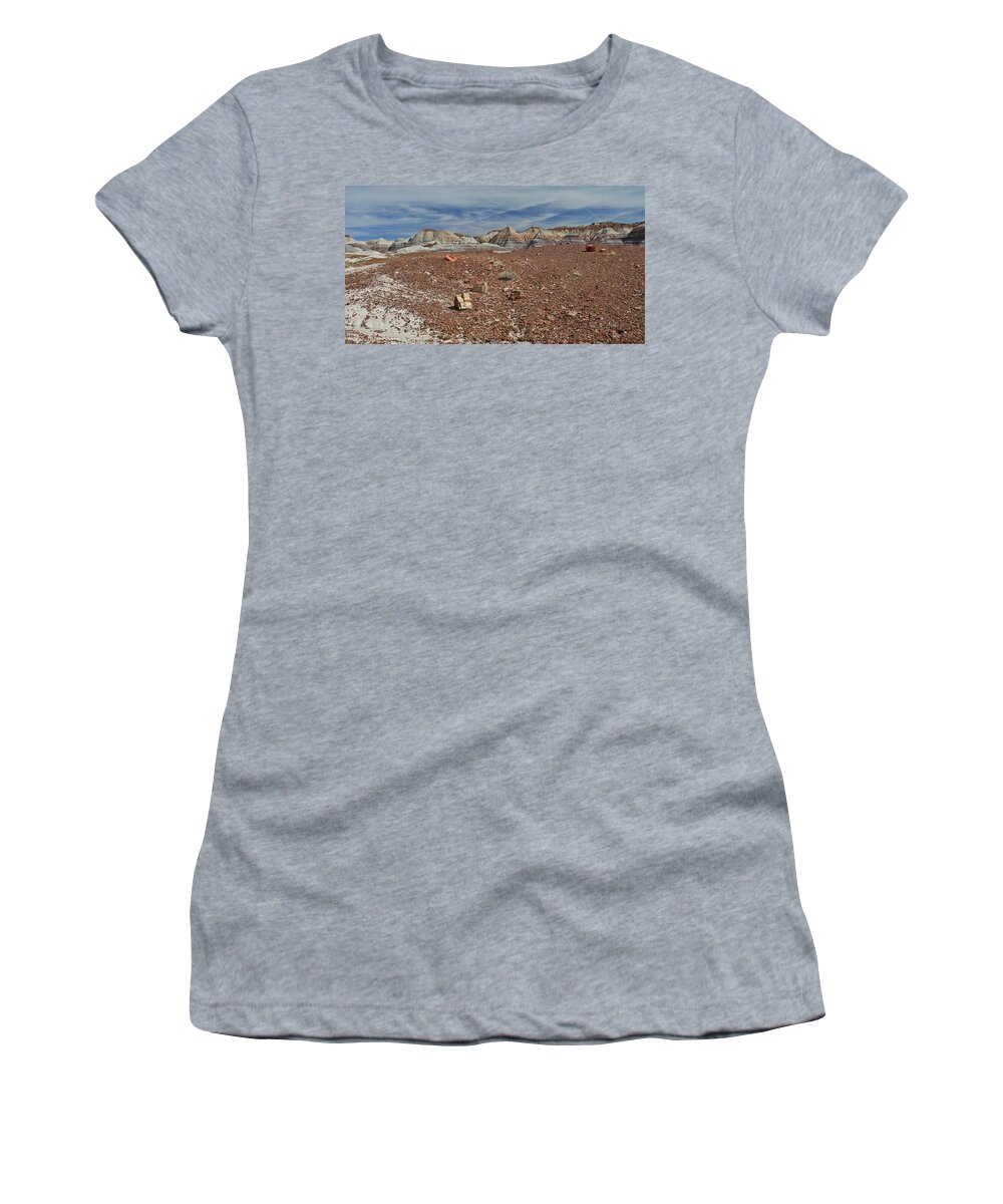 Arizona Women's T-Shirt featuring the photograph Hillside Hues by Gary Kaylor