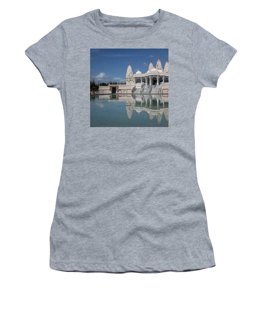 Hindu Women's T-Shirt featuring the photograph Hindu Temple by James Woody