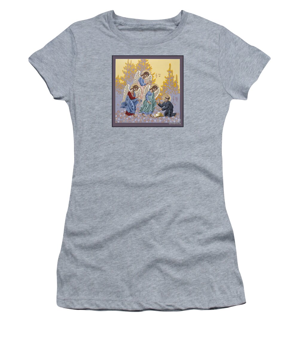 Holy Theologian Bernard Lonergan Women's T-Shirt featuring the painting Holy Theologian Bernard Lonergan 122 by William Hart McNichols