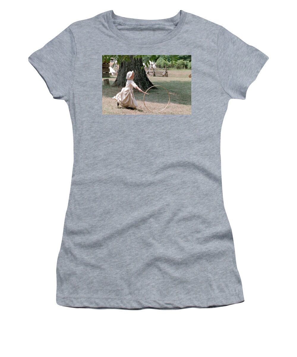 Hoop Women's T-Shirt featuring the photograph Hoop by Flavia Westerwelle