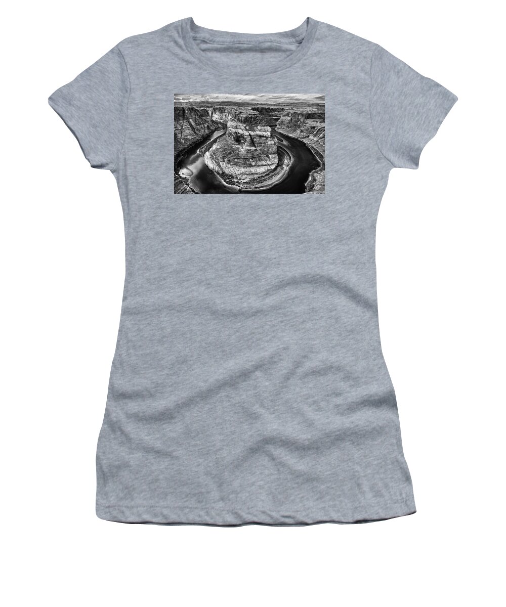 Arizona Women's T-Shirt featuring the photograph Horseshoe Bend by John Roach