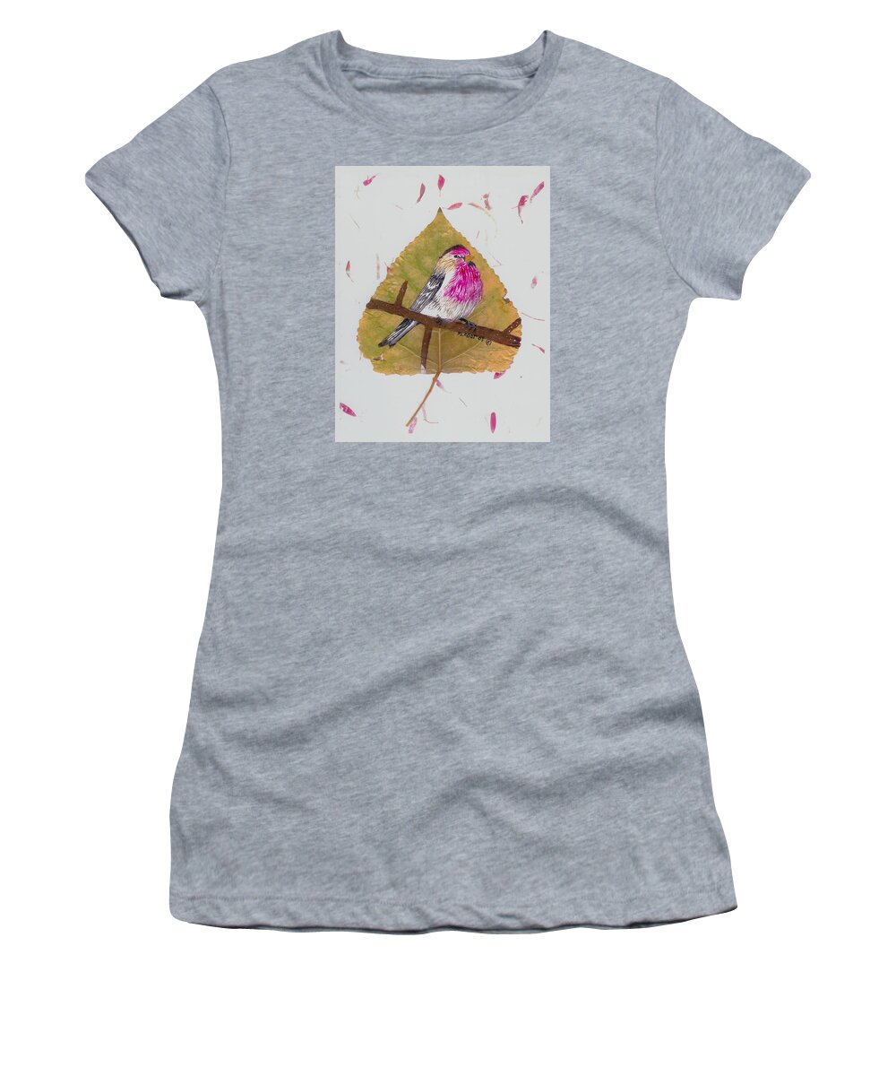 Wildlife Women's T-Shirt featuring the painting House Finch by Ralph Root