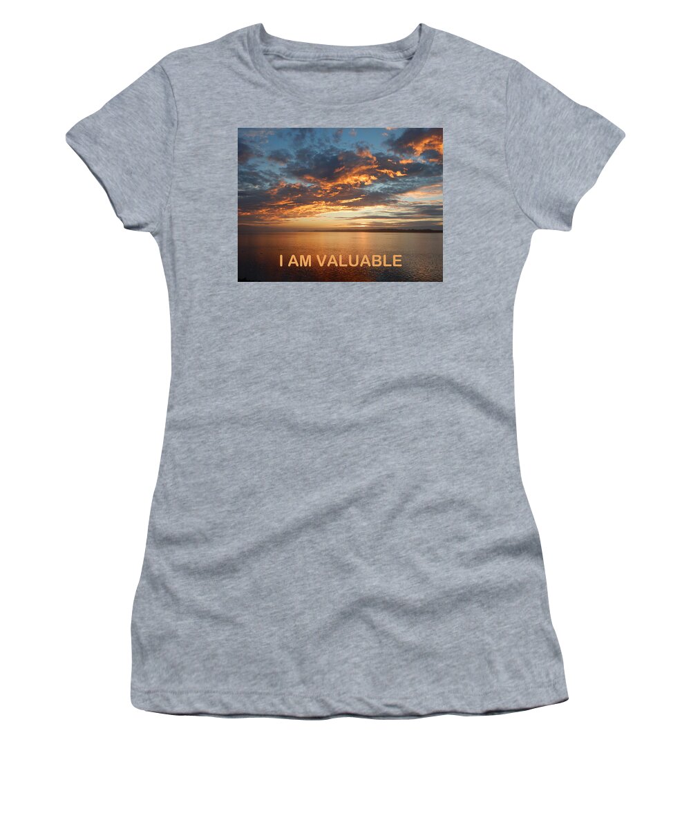 Galleryofhope Women's T-Shirt featuring the photograph I Am Valuable Two by Gallery Of Hope