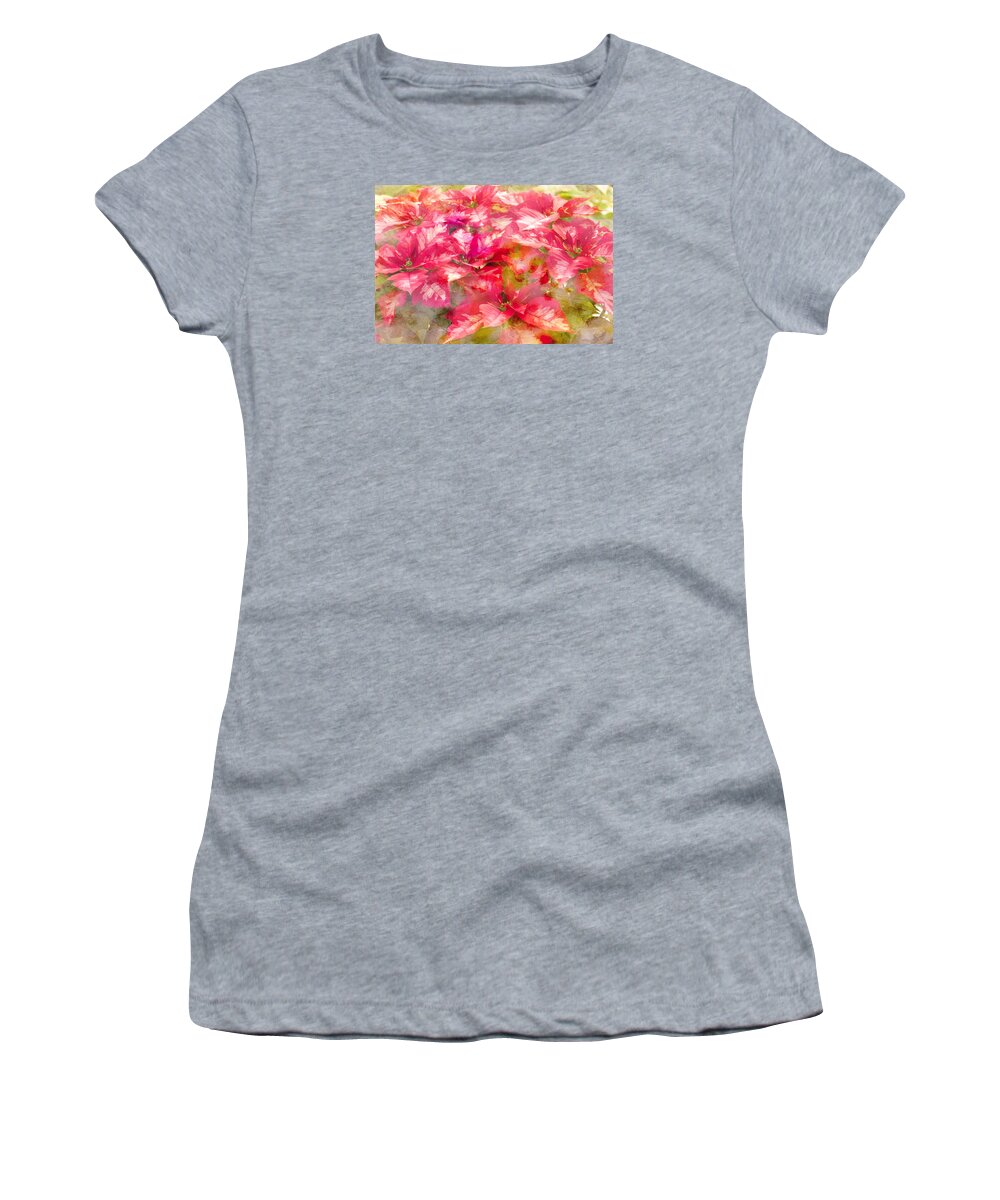 Abstract Women's T-Shirt featuring the photograph I Love You To Abstraction by Carol Senske
