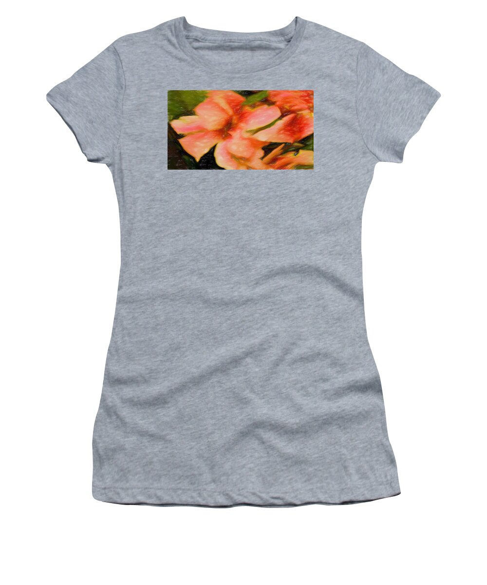 Flower Women's T-Shirt featuring the photograph I Was Purple by David Yocum