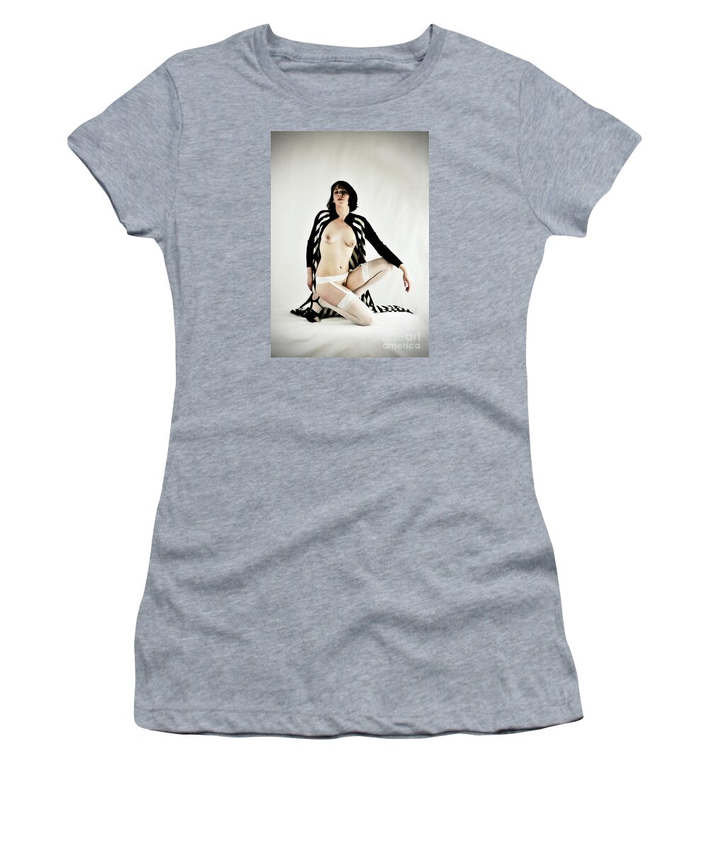 Artistic Women's T-Shirt featuring the photograph I will wait by Robert WK Clark