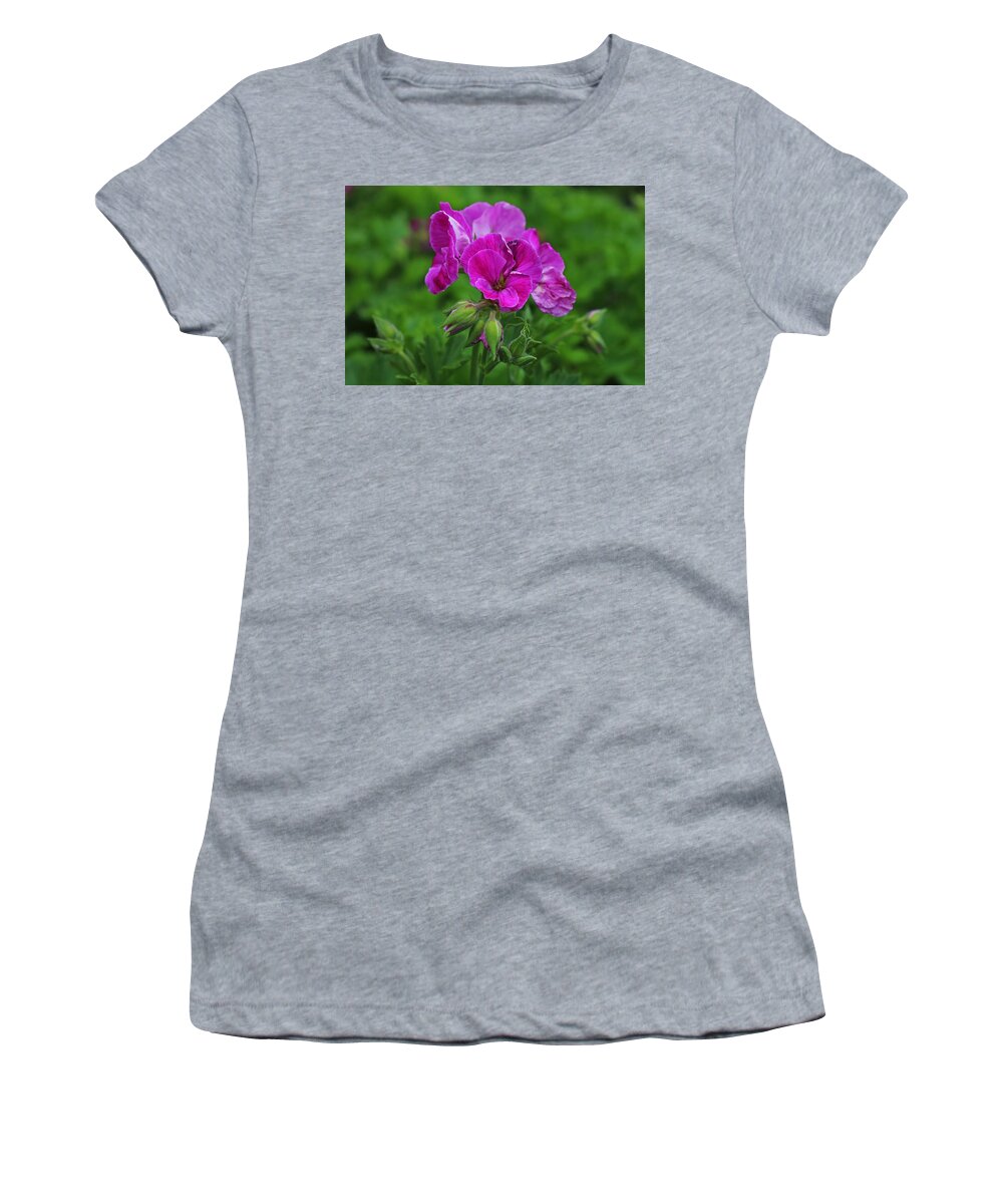 Purple Women's T-Shirt featuring the photograph In My Sleep by Michiale Schneider