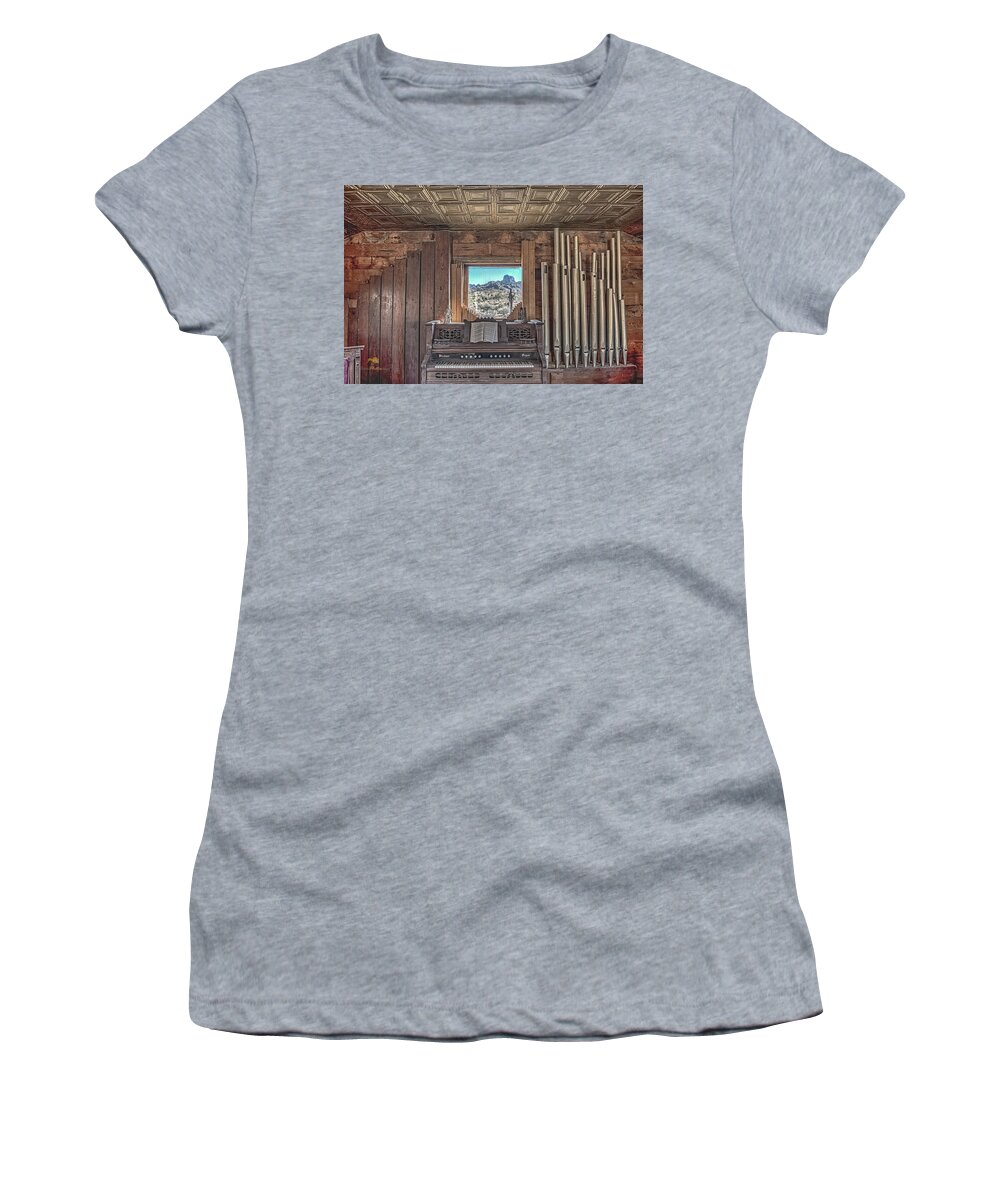 Arizona Women's T-Shirt featuring the photograph In The Chapel by Jim Thompson