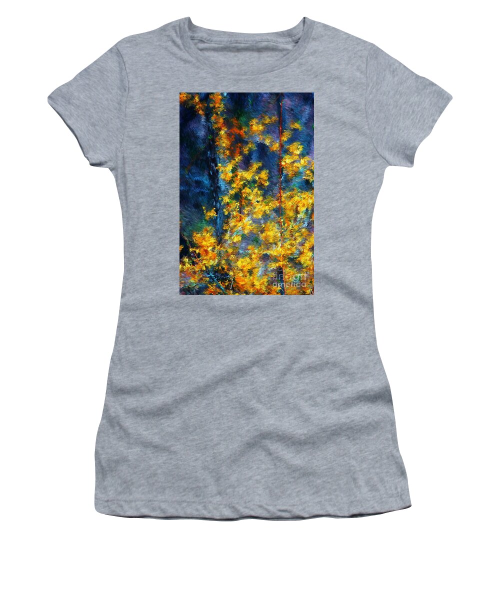 Nature Women's T-Shirt featuring the photograph In the woods again by David Lane