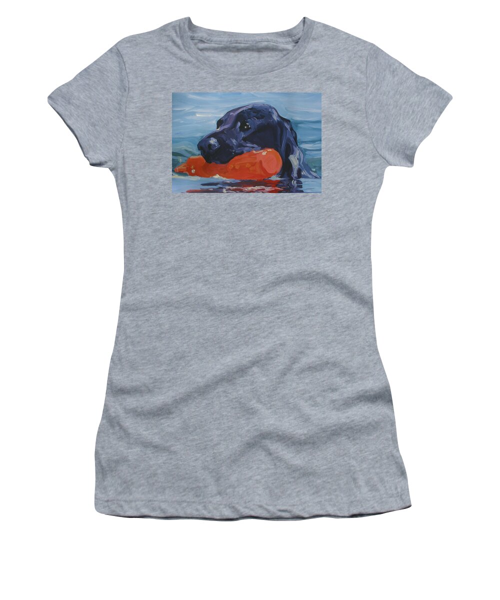 Bumper Women's T-Shirt featuring the painting In Training by Sheila Wedegis