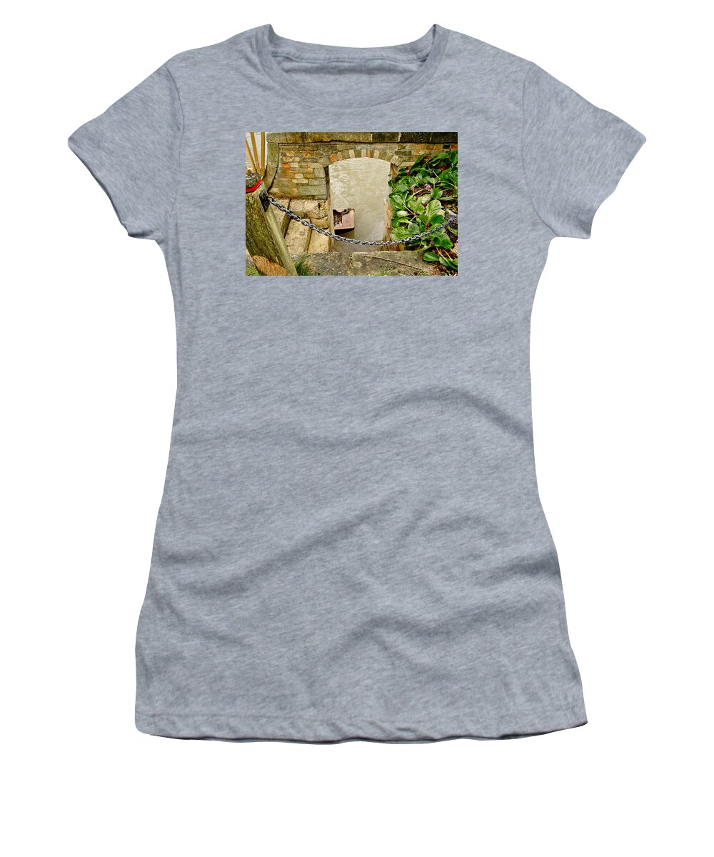 Invitation Women's T-Shirt featuring the photograph Invitation to punting. by Elena Perelman