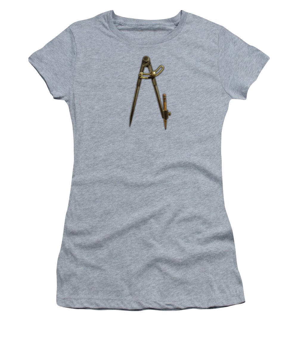Mechanical Women's T-Shirt featuring the photograph Iron Compass by YoPedro