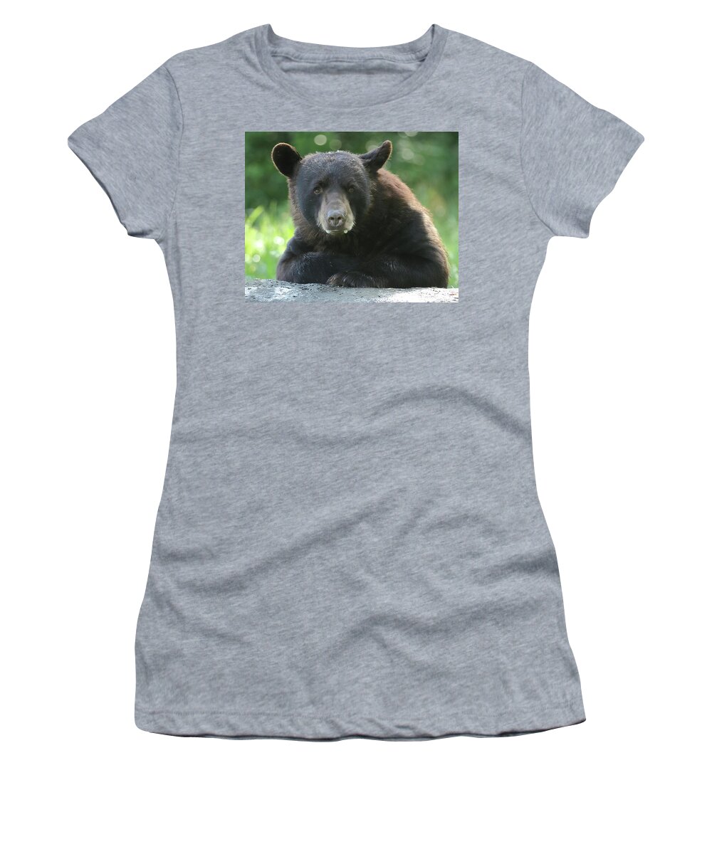 Bear Women's T-Shirt featuring the photograph It's only Wednesday by Coby Cooper