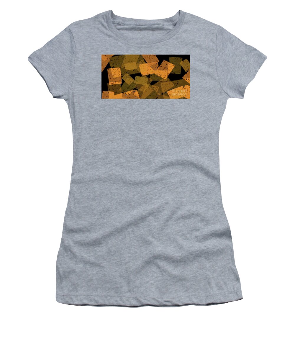 Digital Clone Painting Women's T-Shirt featuring the digital art Jabberblocky by Tim Richards