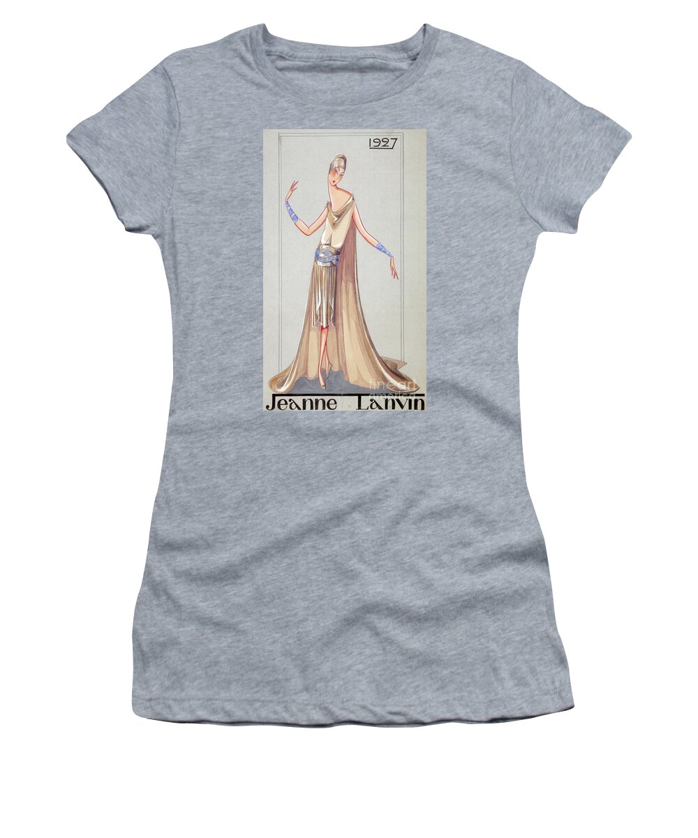 Fashion Women's T-Shirt featuring the photograph Jeanne Lanvin Design, 1927 by Science Source