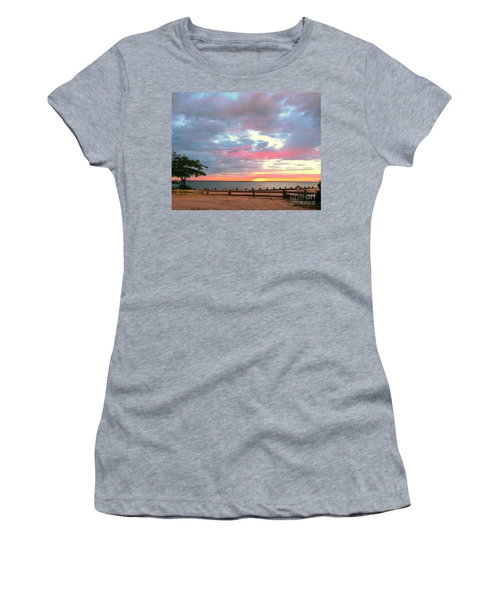Summer Women's T-Shirt featuring the photograph Jersey Summer by Susan Carella