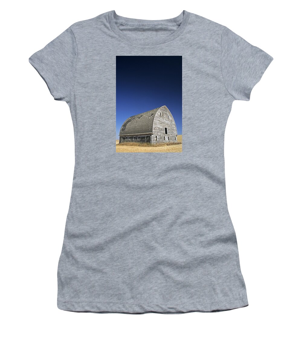 Outdoors Women's T-Shirt featuring the photograph Johnson Road Barn by Doug Davidson