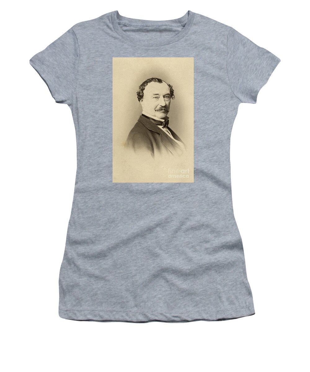 1880 Women's T-Shirt featuring the photograph Josef Tichatschek by Granger