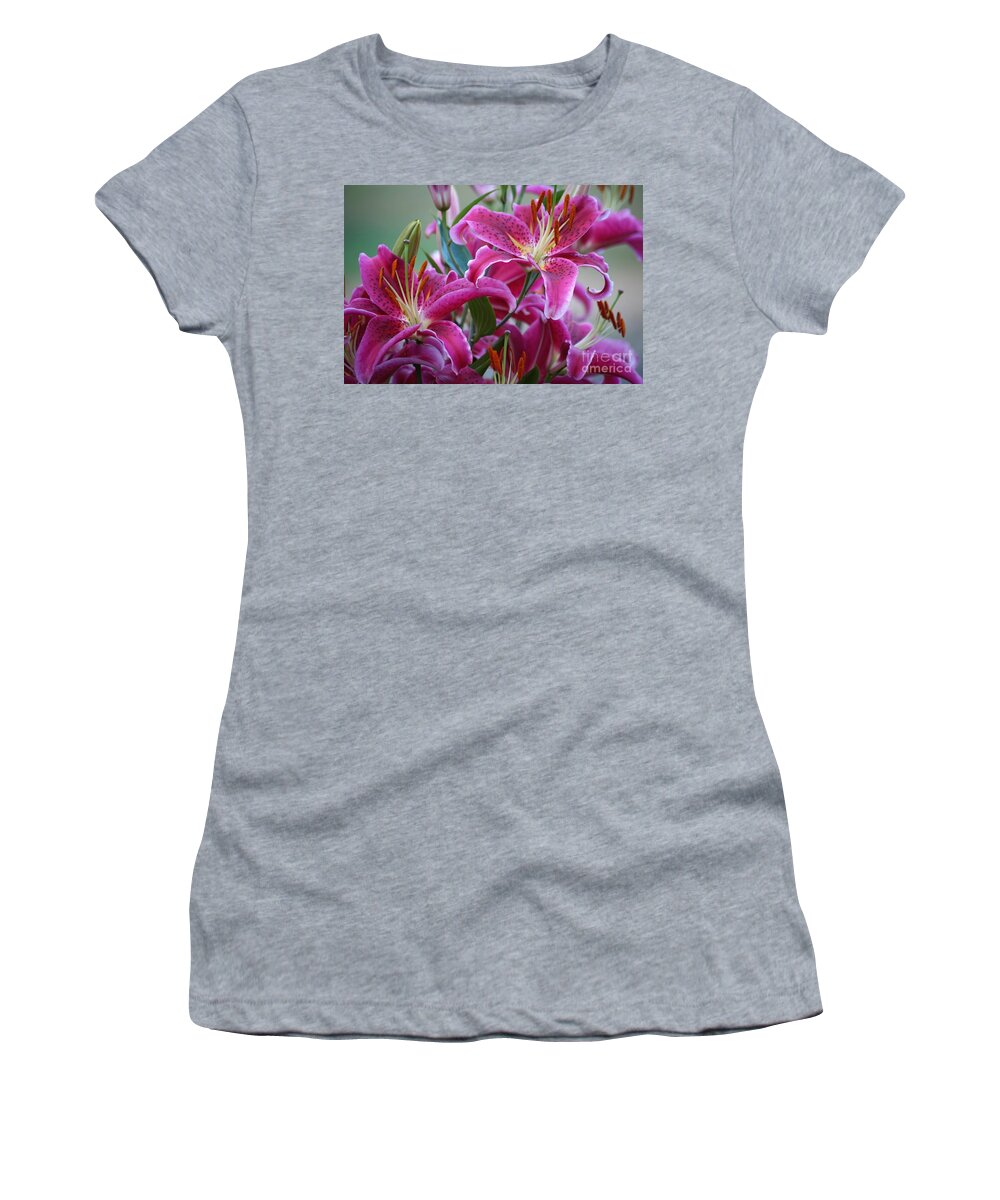 Lillies Women's T-Shirt featuring the photograph K and D Lilly 4 by Merle Grenz